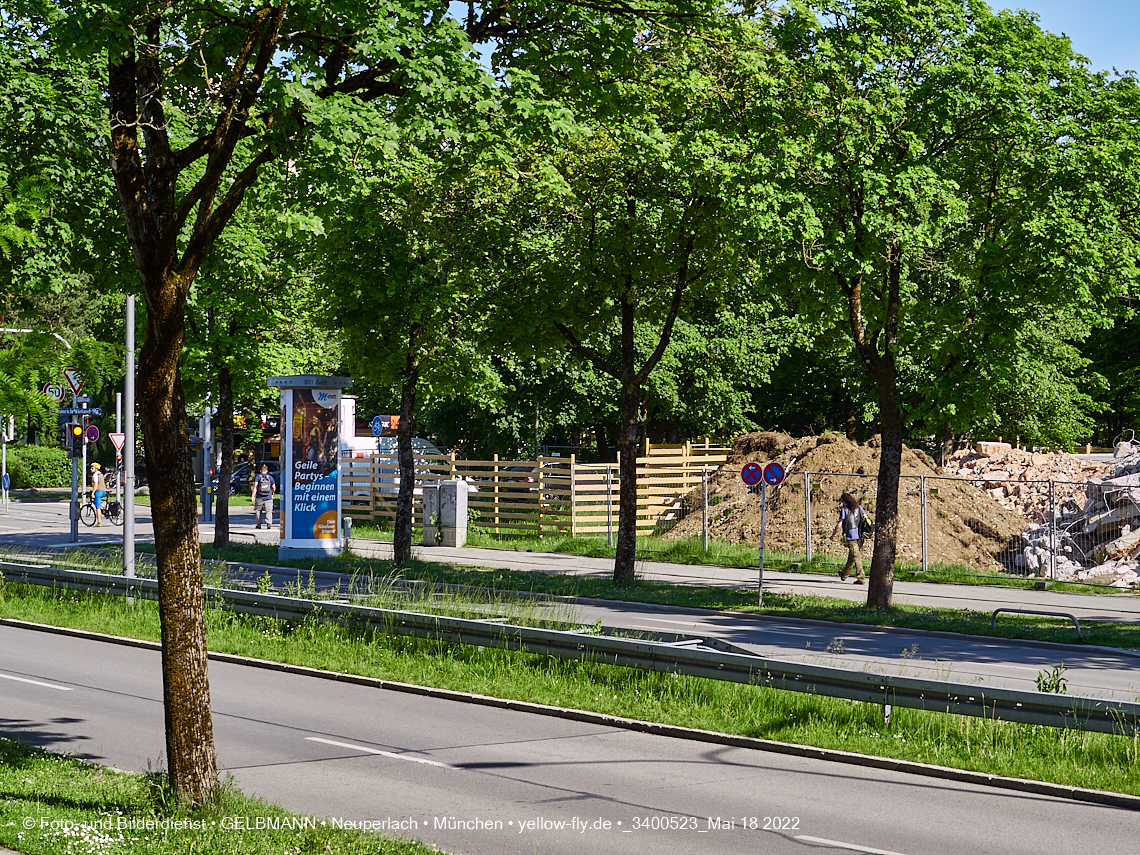 18.05.2022 - Baustelle am Haus für Kinder in Neuperlach